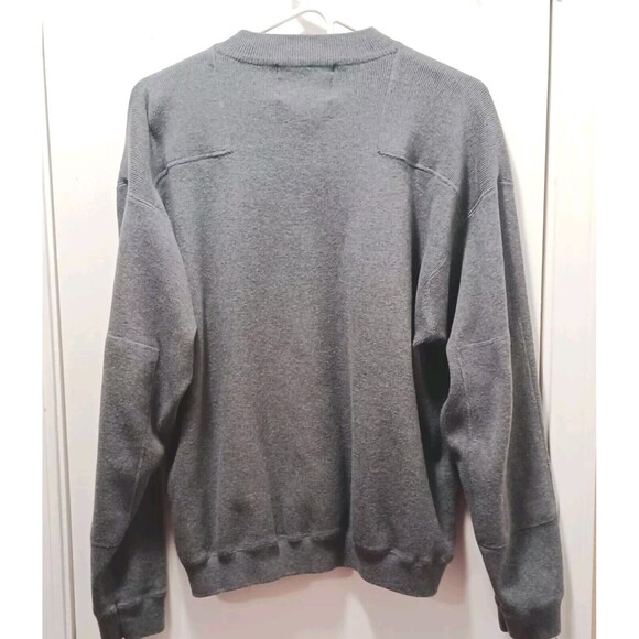 Woolrich Vintage Men's Gray Quarter Button Up Heavyweight Sweater Size Large - Picture 2 of 5